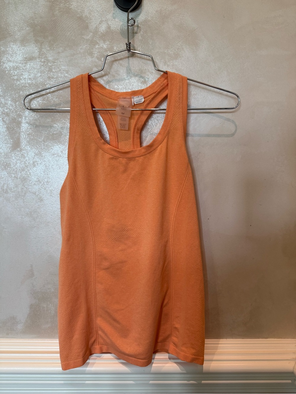 CALIA by Carrie Underwood Coral Orange Racerback Tank